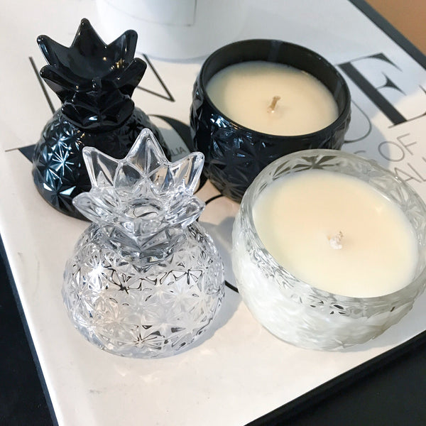 Mini Pineapple Soy Wax Candle - Candles - Opulenza Fragrances 