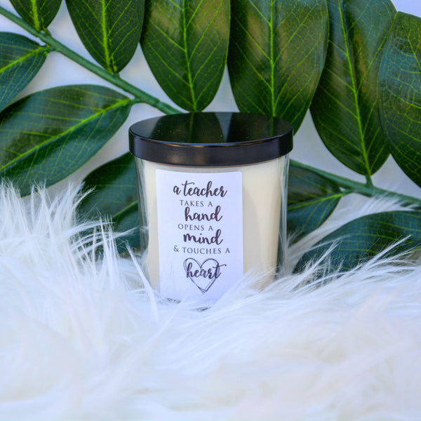 Boxed Teacher Scented Candle (with lid on)