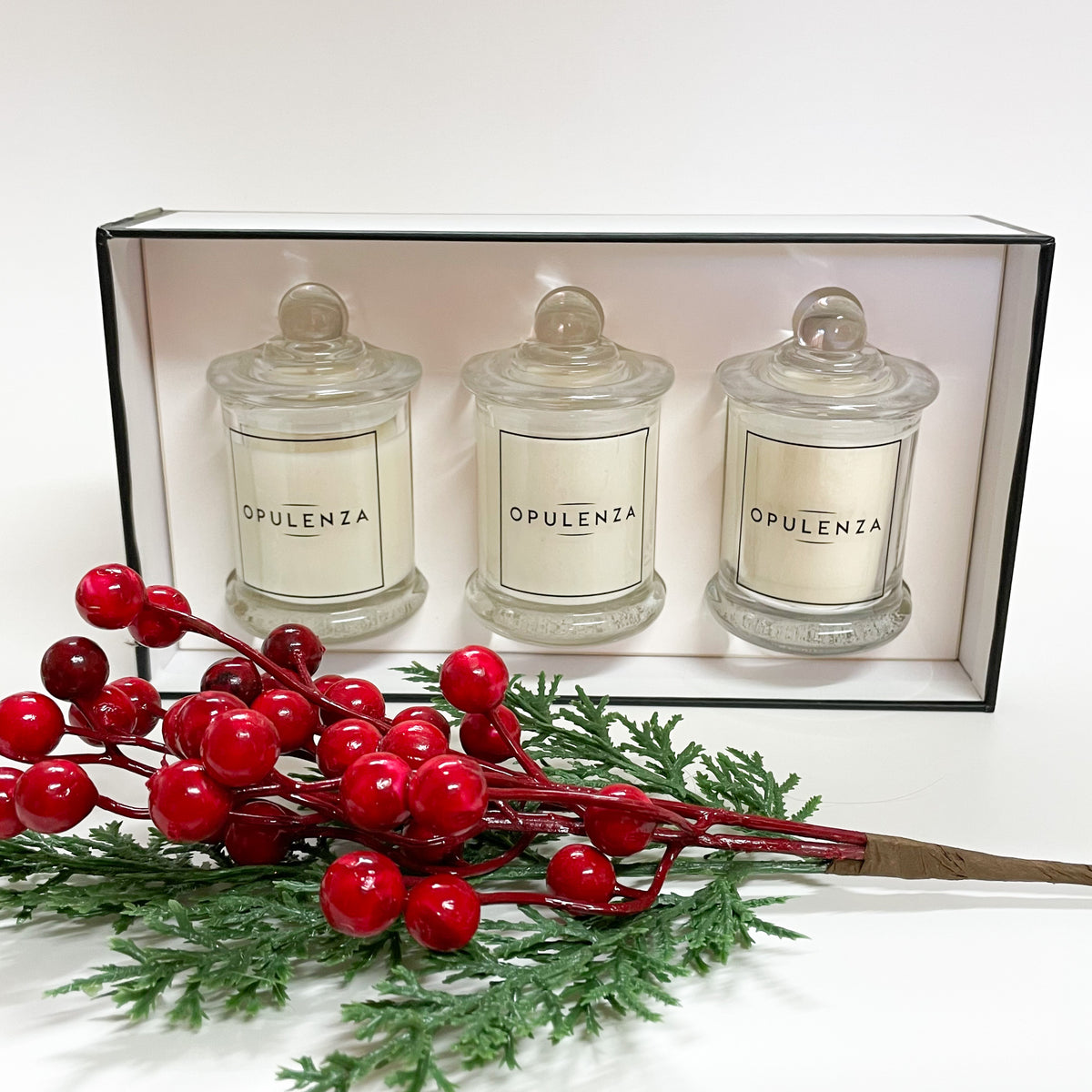 Christmas Trio Candle Gift Set – Opulenza Fragrances
