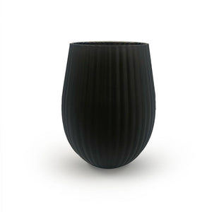 Matte Black Stemless Scented Soy Wax Candle