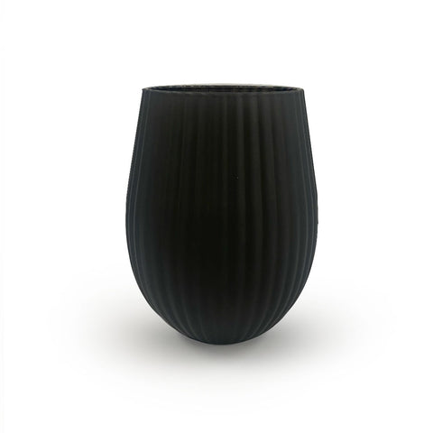 Matte Black Stemless Scented Soy Wax Candle