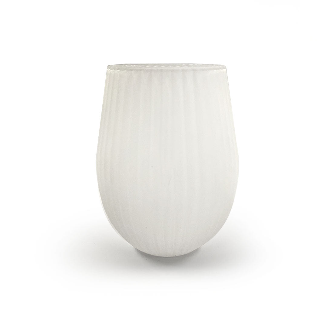 Matte White Stemless Scented Soy Wax Candle