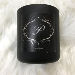 MONOGRAMMED SOY WAX SCENTED CANDLE - Opulenza Fragrances 