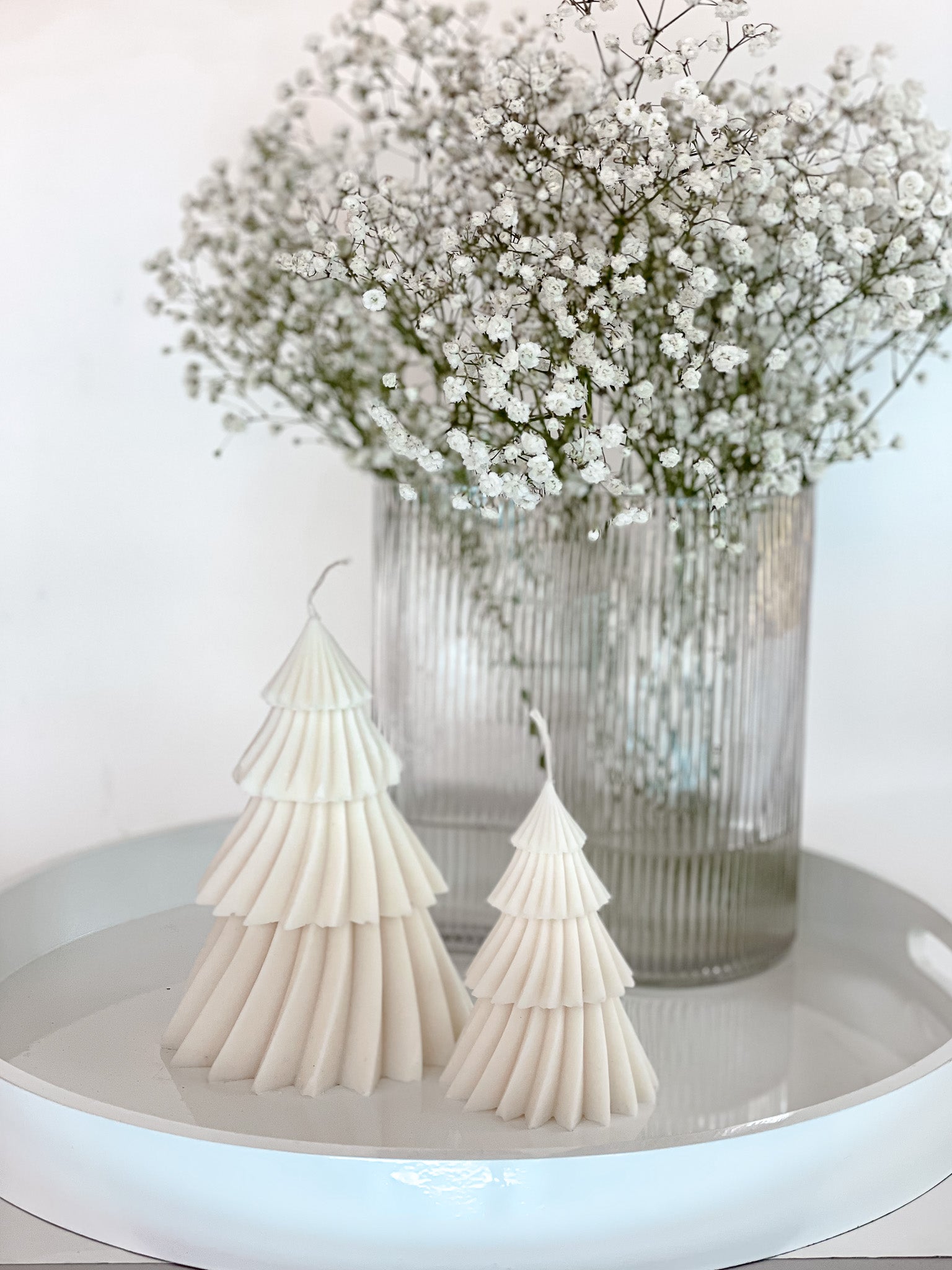 Christmas Tree Sculptured Candles
