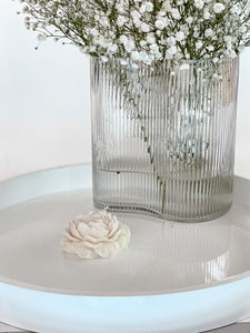 Peony Flower Sculptured Candle