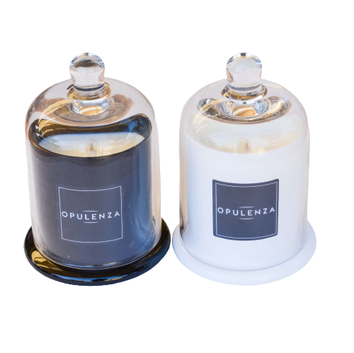 Monochrome Large Cloche Soy Wax Scented Candle