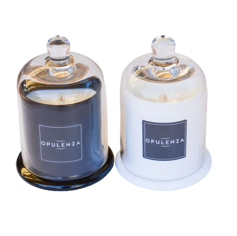 Monochrome Large Cloche Soy Wax Scented Candle