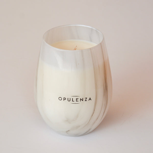 Marble Stemless Scented Soy Wax Candle