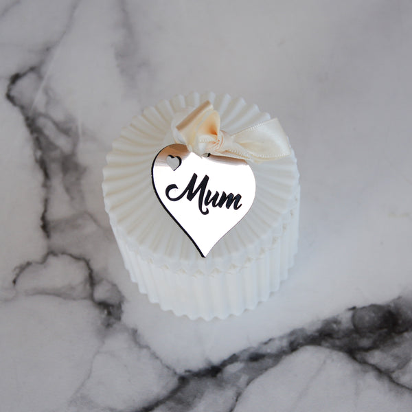 Mum Gift Tag Scented Candle Gift