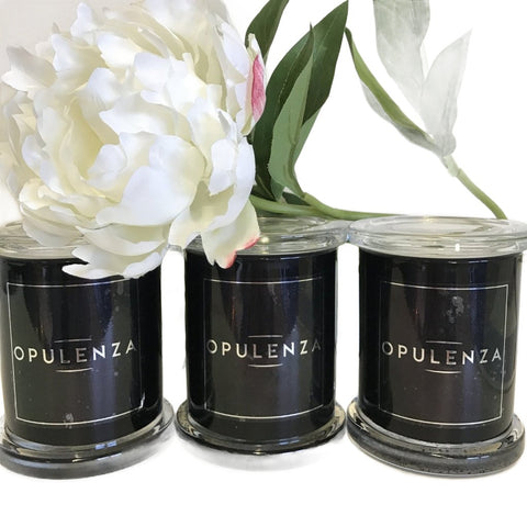 Medium Black Monaco Scented Jar - Candles - Opulenza Fragrances 