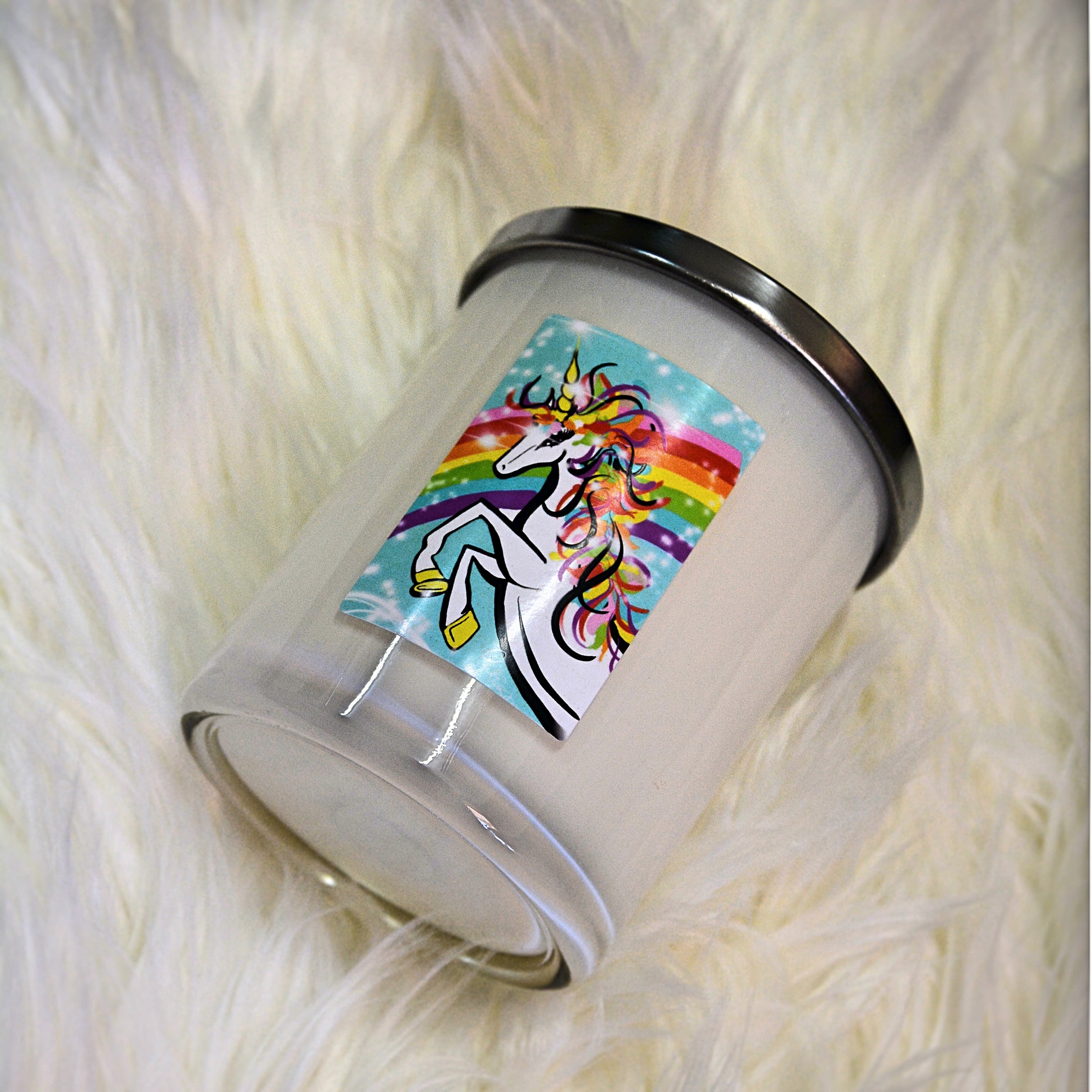 Unicorn Soy Wax Scented Candle - Opulenza Fragrances 